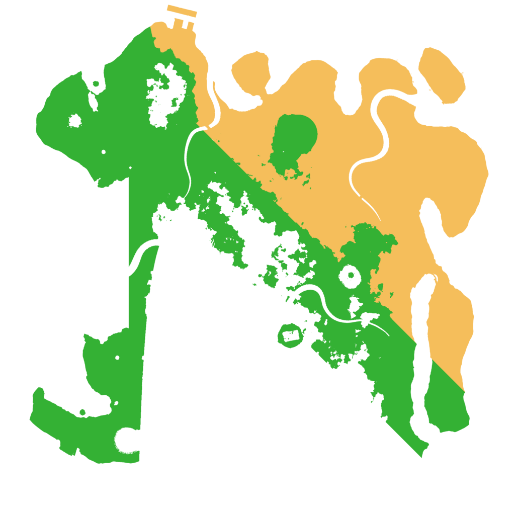 Biome Rust Map: Procedural Map, Size: 3500, Seed: 820481789