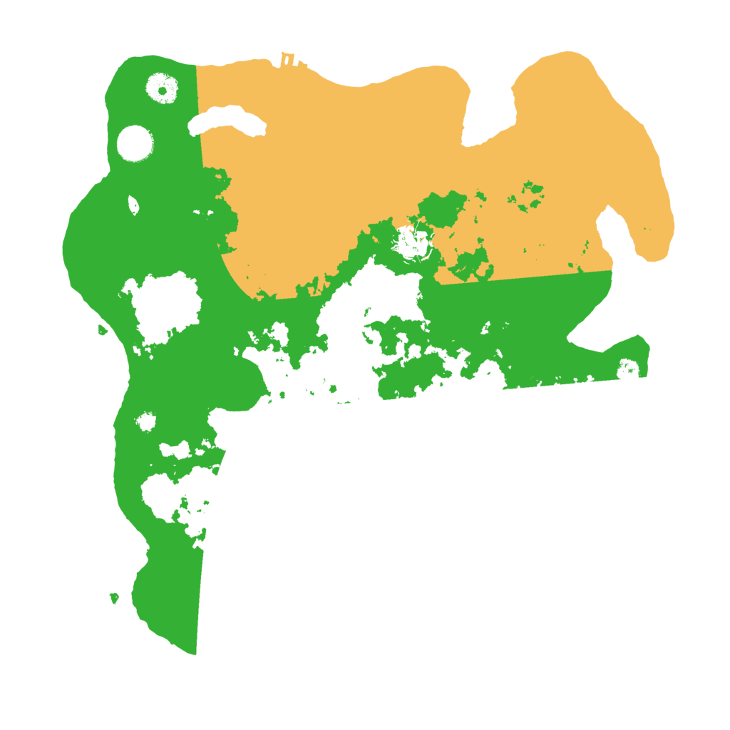 Biome Rust Map: Procedural Map, Size: 3550, Seed: 59567134