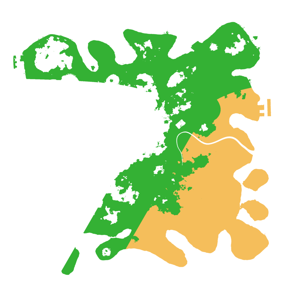 Biome Rust Map: Procedural Map, Size: 3500, Seed: 1666420630