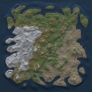 Thumbnail Rust Map: Procedural Map, Size: 4550, Seed: 1544444444, 18 Monuments