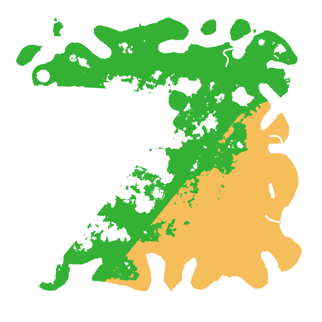 Biome Rust Map: Procedural Map, Size: 4500, Seed: 141361139