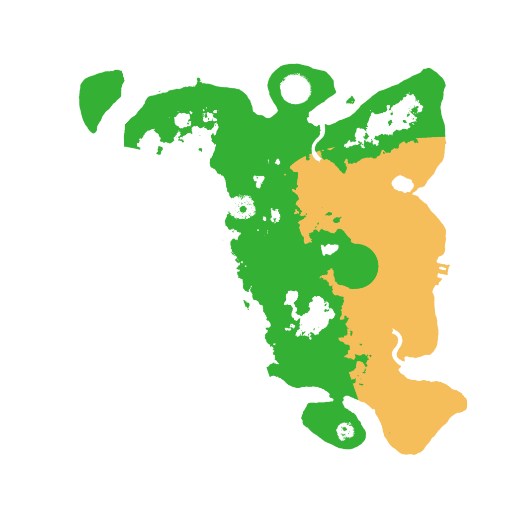 Biome Rust Map: Procedural Map, Size: 3000, Seed: 10869