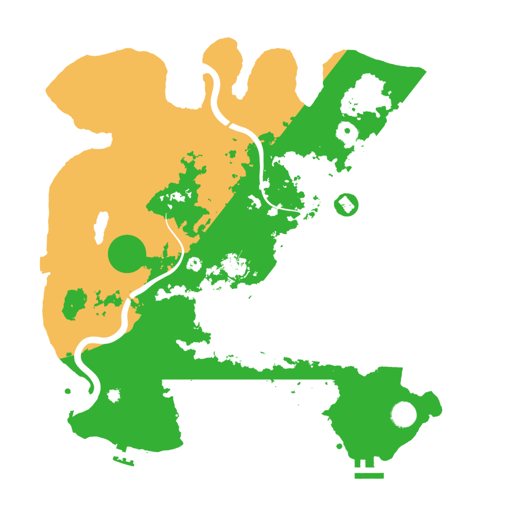 Biome Rust Map: Procedural Map, Size: 3500, Seed: 1802778408