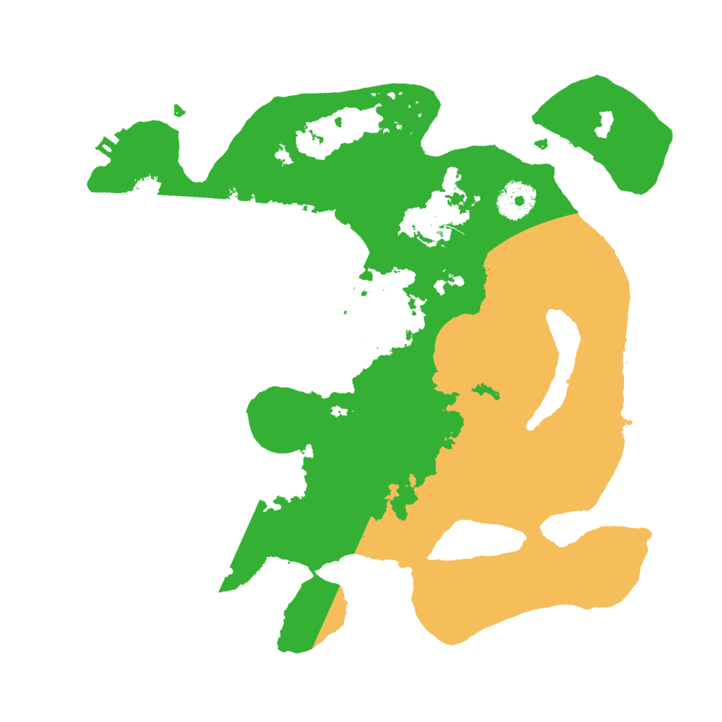 Biome Rust Map: Procedural Map, Size: 2888, Seed: 75121