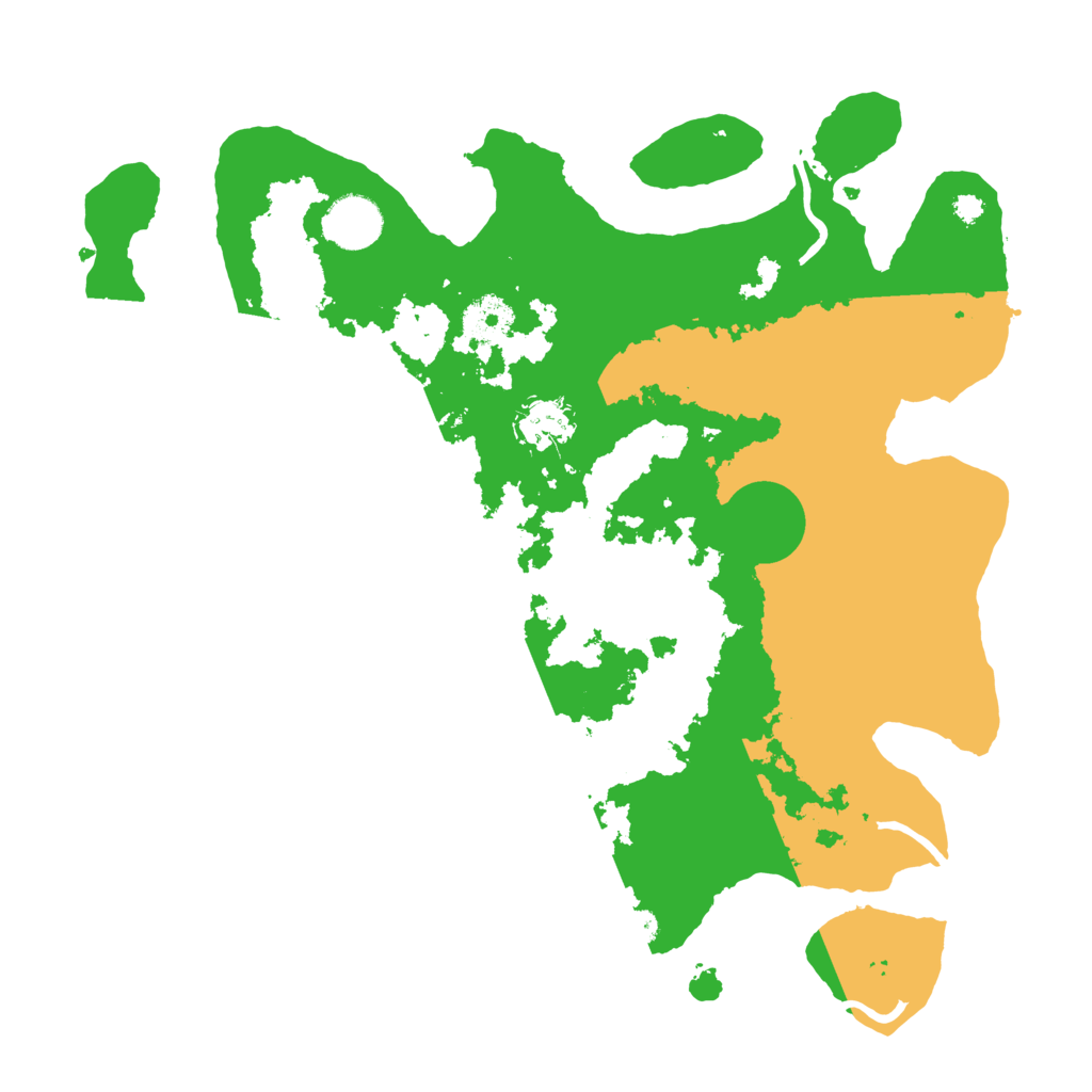 Biome Rust Map: Procedural Map, Size: 3500, Seed: 372175173