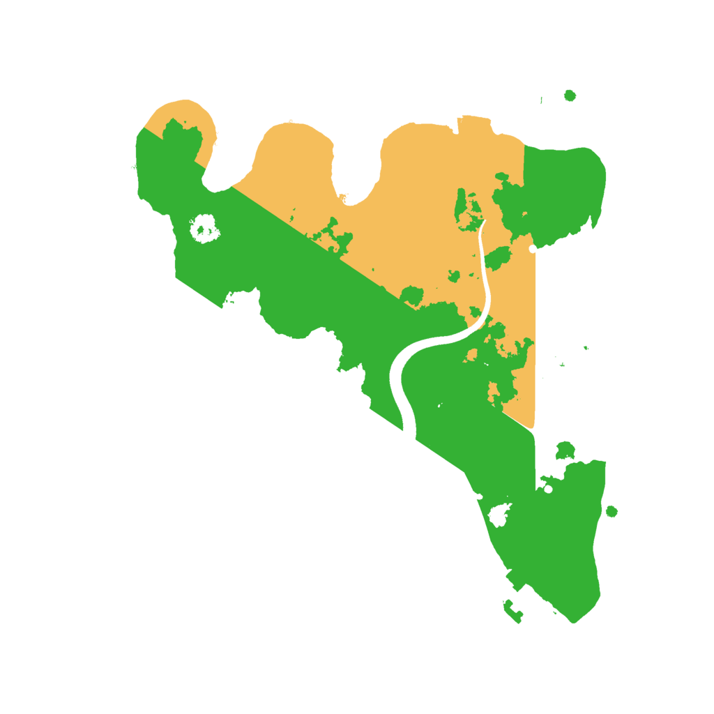 Biome Rust Map: Procedural Map, Size: 2500, Seed: 1862744844