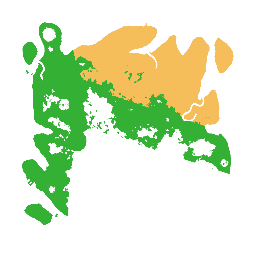 Biome Rust Map: Procedural Map, Size: 3500, Seed: 1310651189