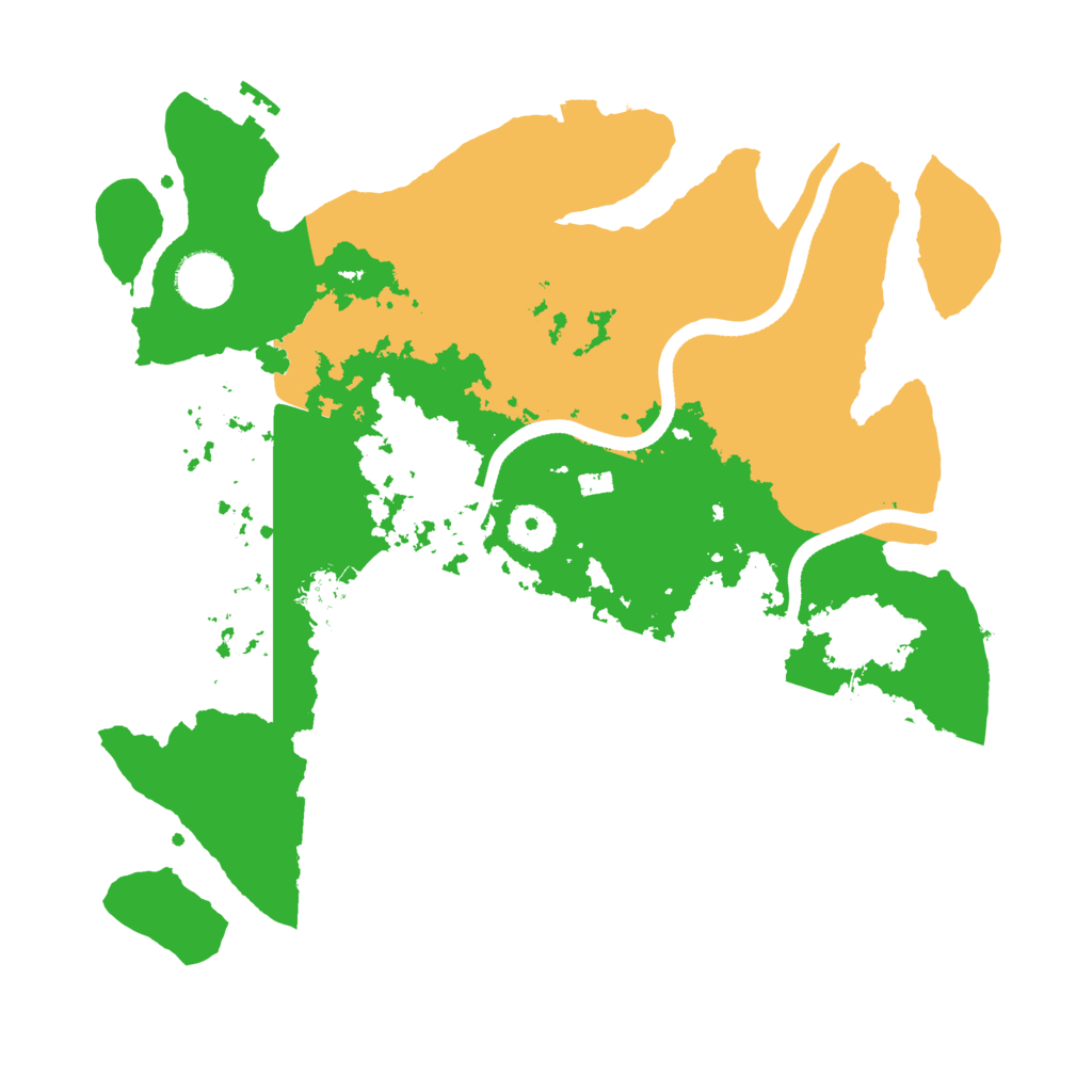 Biome Rust Map: Procedural Map, Size: 3500, Seed: 1310651189