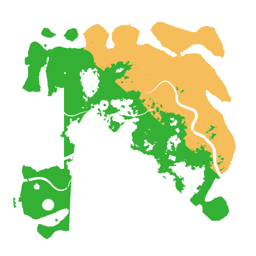 Biome Rust Map: Procedural Map, Size: 3850, Seed: 59244503