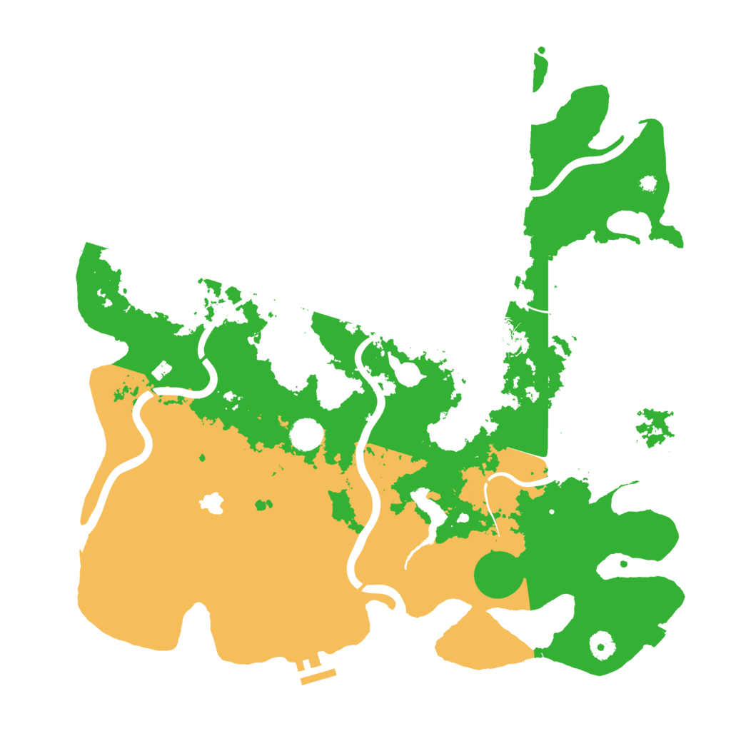 Biome Rust Map: Procedural Map, Size: 4100, Seed: 34277092