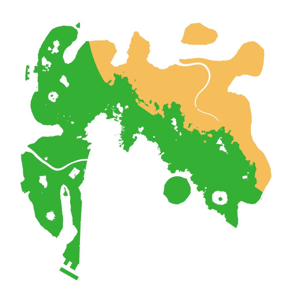 Biome Rust Map: Procedural Map, Size: 3000, Seed: 1678043026