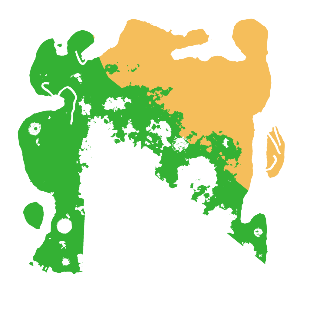 Biome Rust Map: Procedural Map, Size: 3700, Seed: 91554823