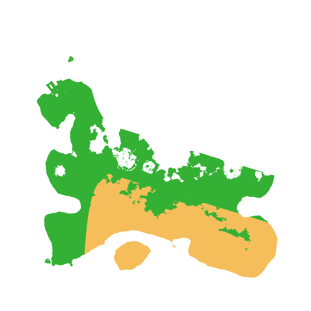 Biome Rust Map: Procedural Map, Size: 2610, Seed: 13825