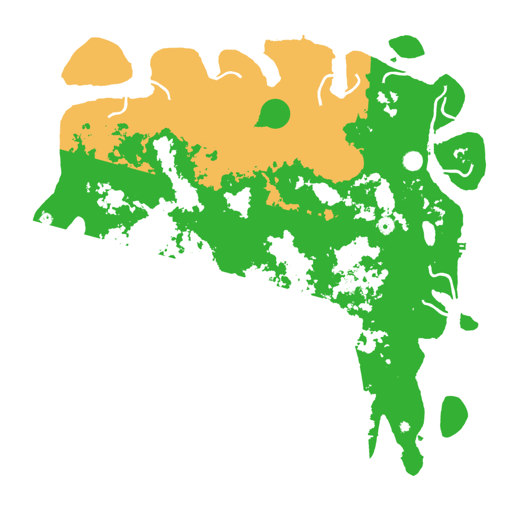 Biome Rust Map: Procedural Map, Size: 4500, Seed: 738075084