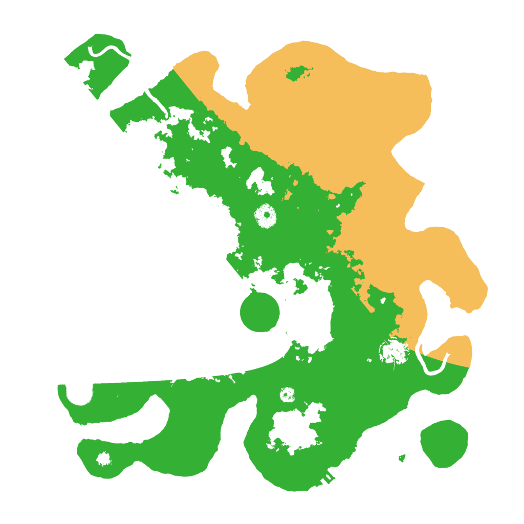 Biome Rust Map: Procedural Map, Size: 3500, Seed: 1210295184