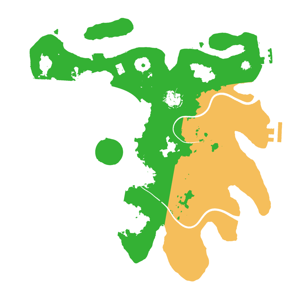 Biome Rust Map: Procedural Map, Size: 3000, Seed: 81559