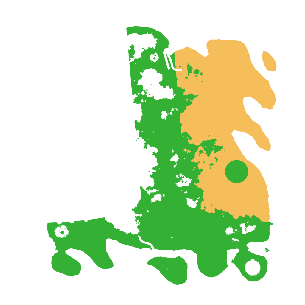 Biome Rust Map: Procedural Map, Size: 3500, Seed: 291022839