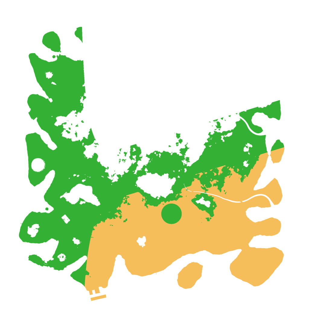 Biome Rust Map: Procedural Map, Size: 4000, Seed: 15624330
