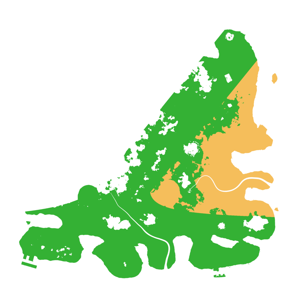 Biome Rust Map: Procedural Map, Size: 3850, Seed: 19424571