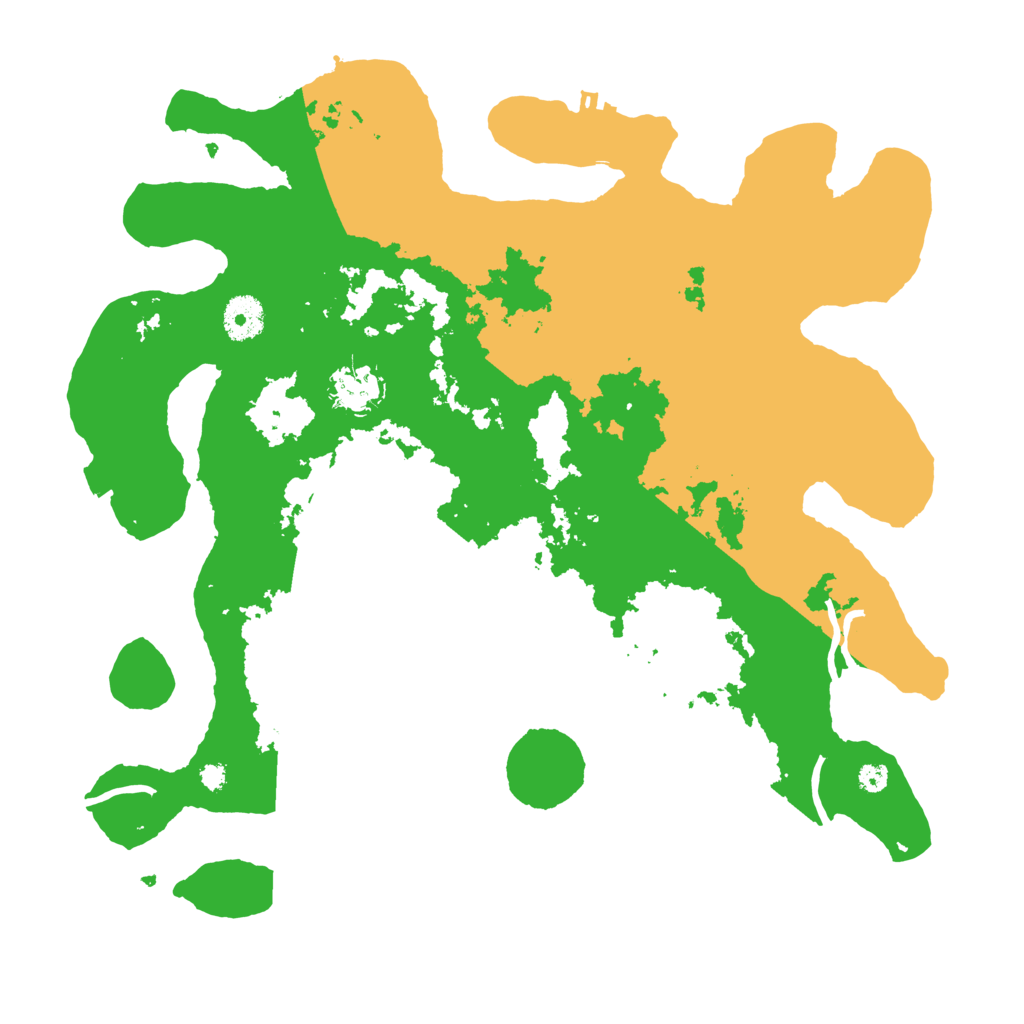 Biome Rust Map: Procedural Map, Size: 3600, Seed: 40457470