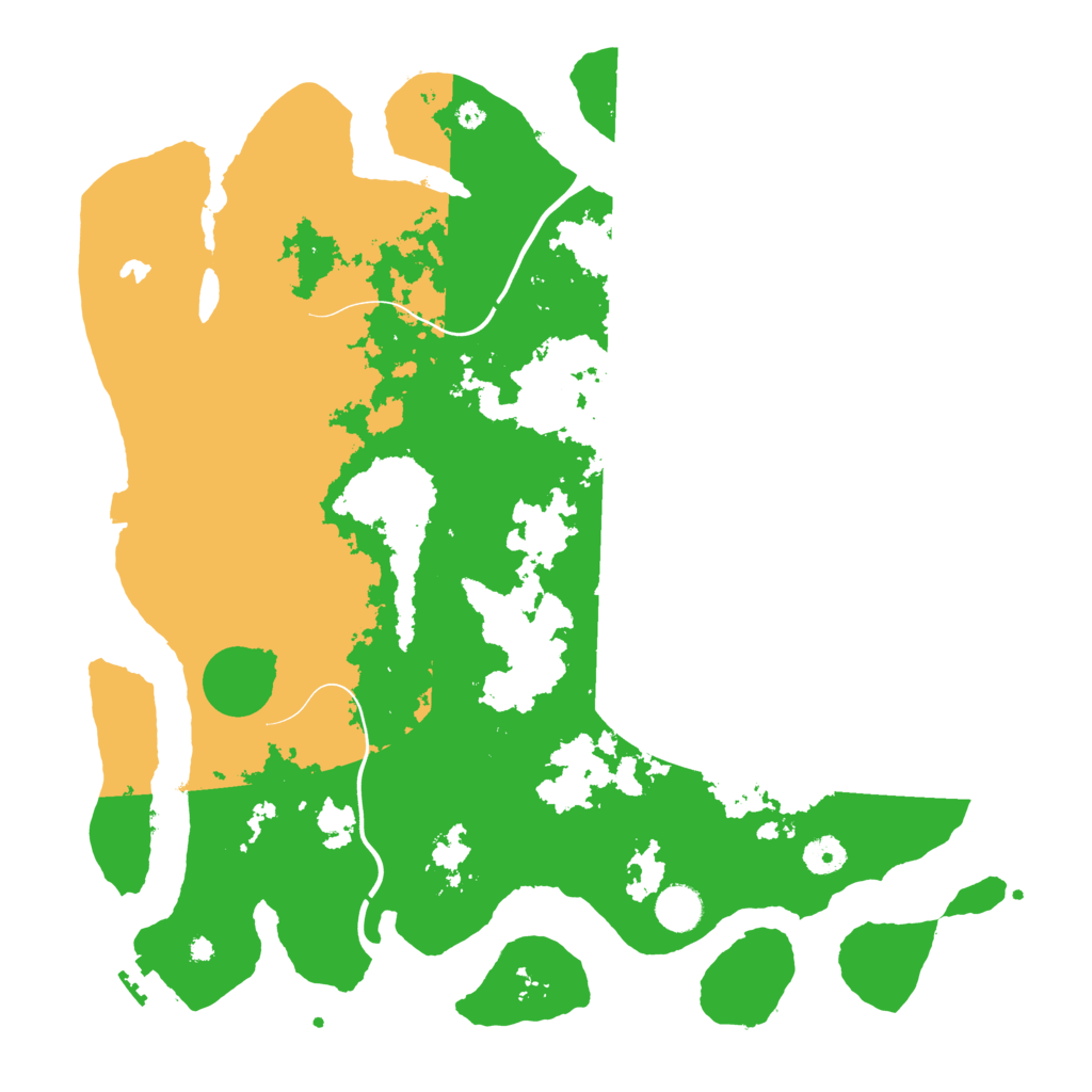 Biome Rust Map: Procedural Map, Size: 4100, Seed: 23586420