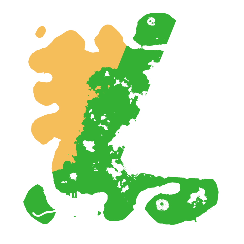 Biome Rust Map: Procedural Map, Size: 3000, Seed: 4710