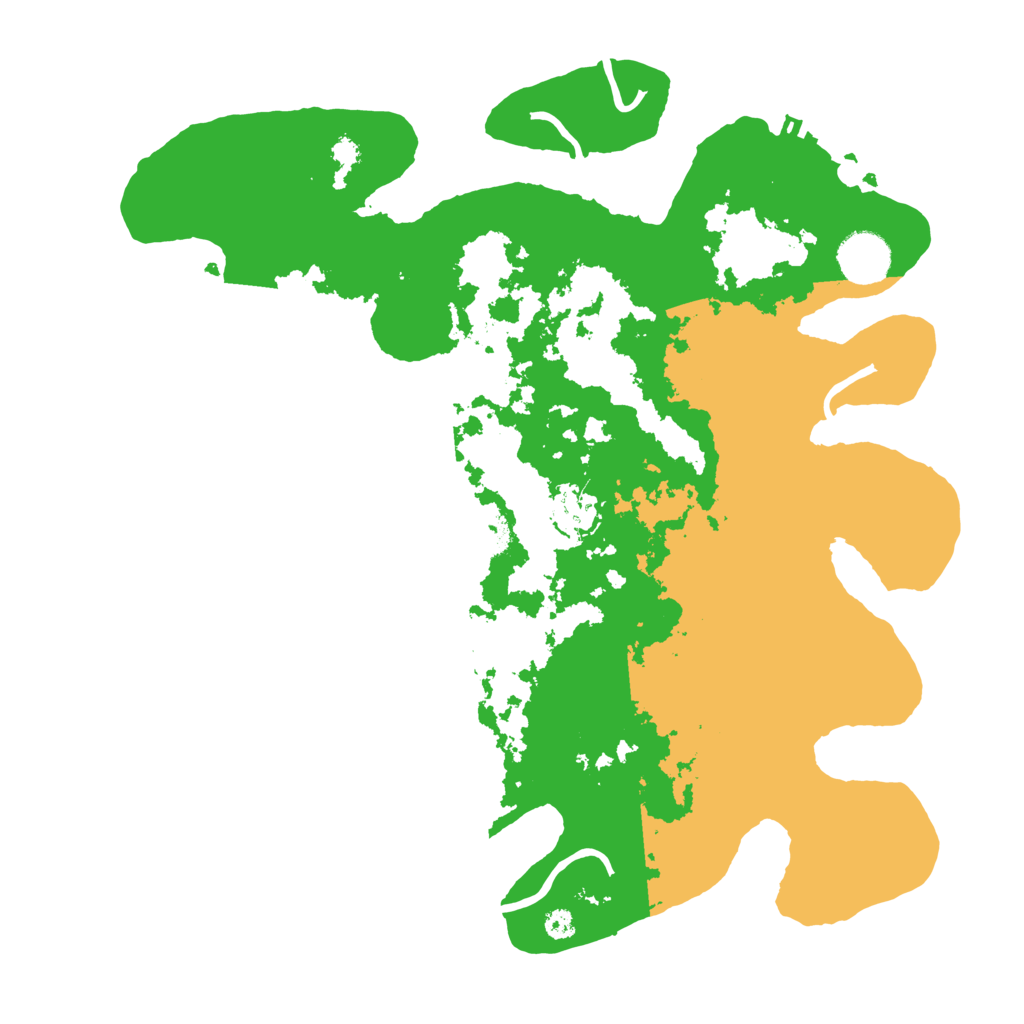 Biome Rust Map: Procedural Map, Size: 3500, Seed: 1582570687