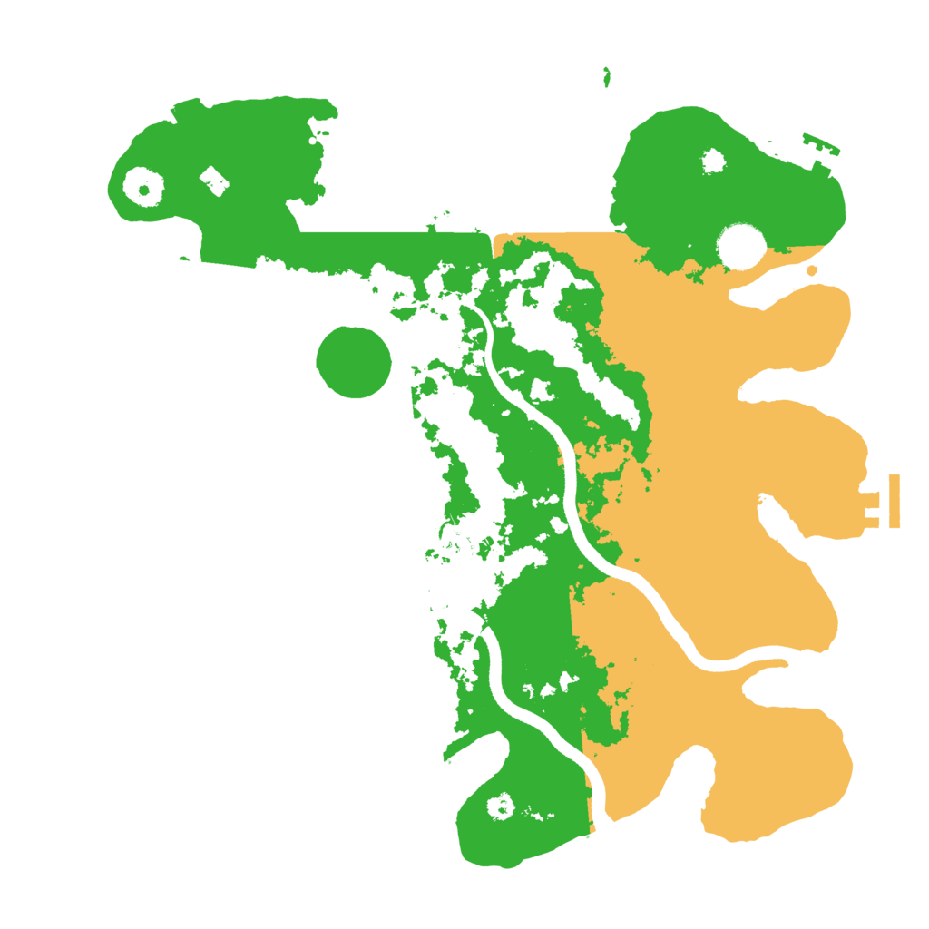 Biome Rust Map: Procedural Map, Size: 3500, Seed: 1582570687