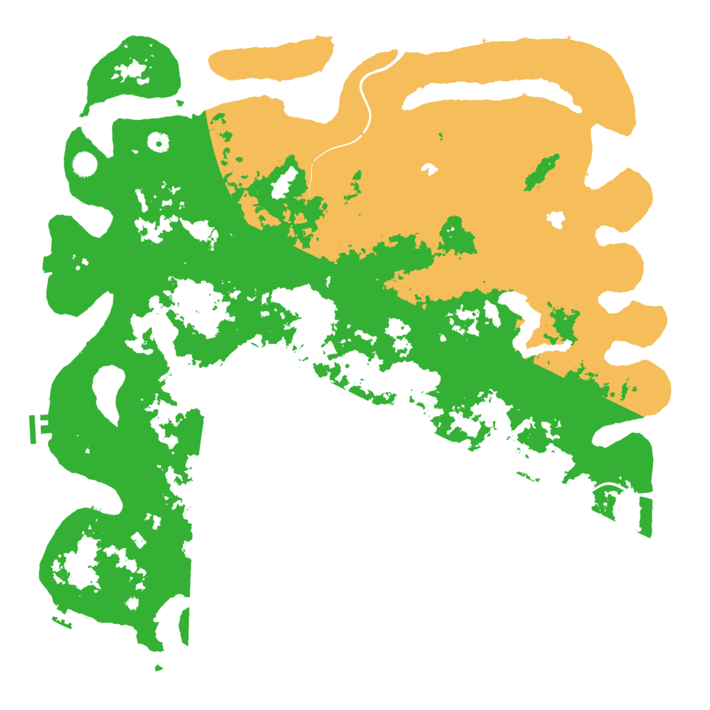 Biome Rust Map: Procedural Map, Size: 5000, Seed: 1034947378