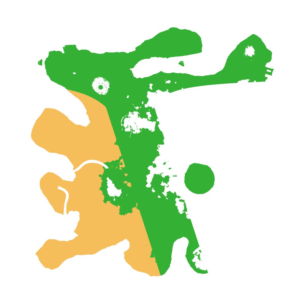 Biome Rust Map: Procedural Map, Size: 2700, Seed: 525600