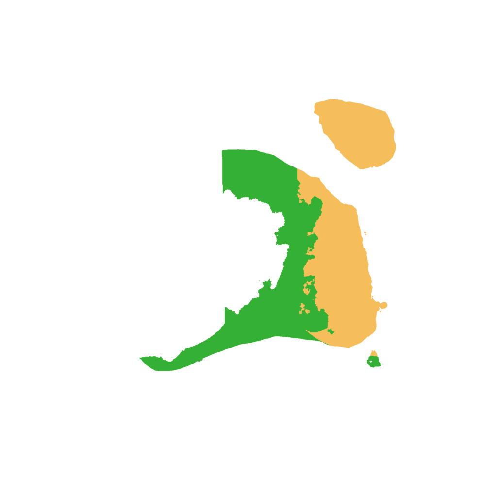 Biome Rust Map: Procedural Map, Size: 1600, Seed: 4044