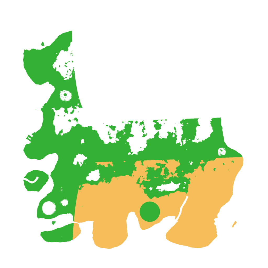 Biome Rust Map: Procedural Map, Size: 3500, Seed: 495065058