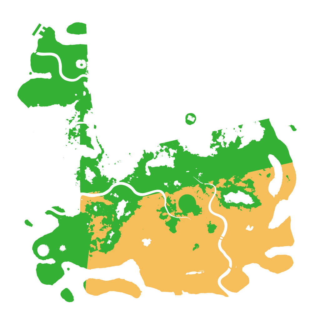 Biome Rust Map: Procedural Map, Size: 4800, Seed: 167623318