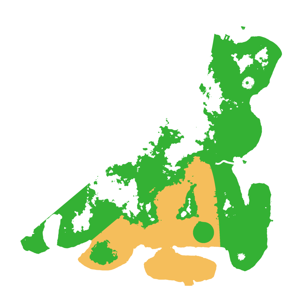 Biome Rust Map: Procedural Map, Size: 3800, Seed: 55555