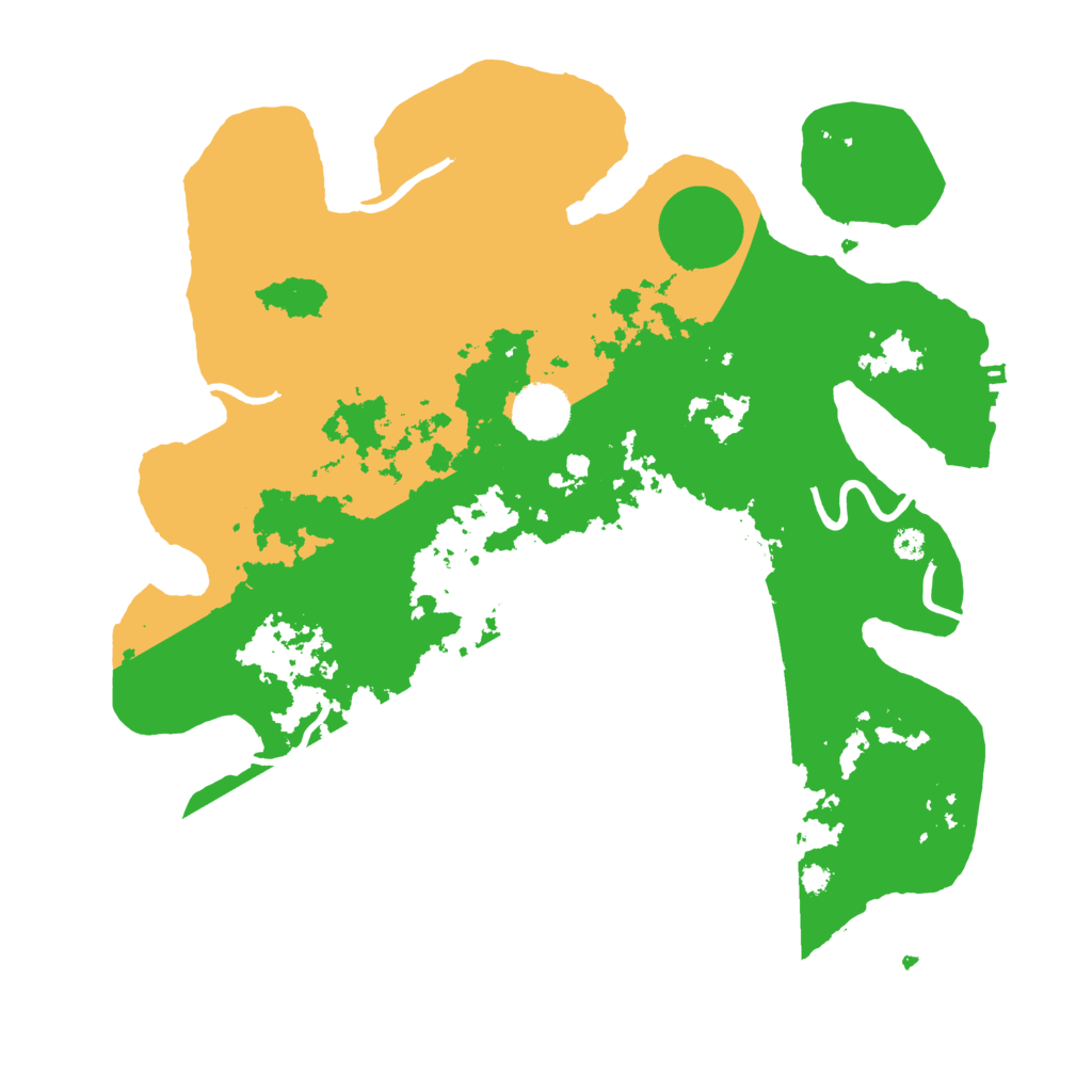 Biome Rust Map: Procedural Map, Size: 3500, Seed: 86889583