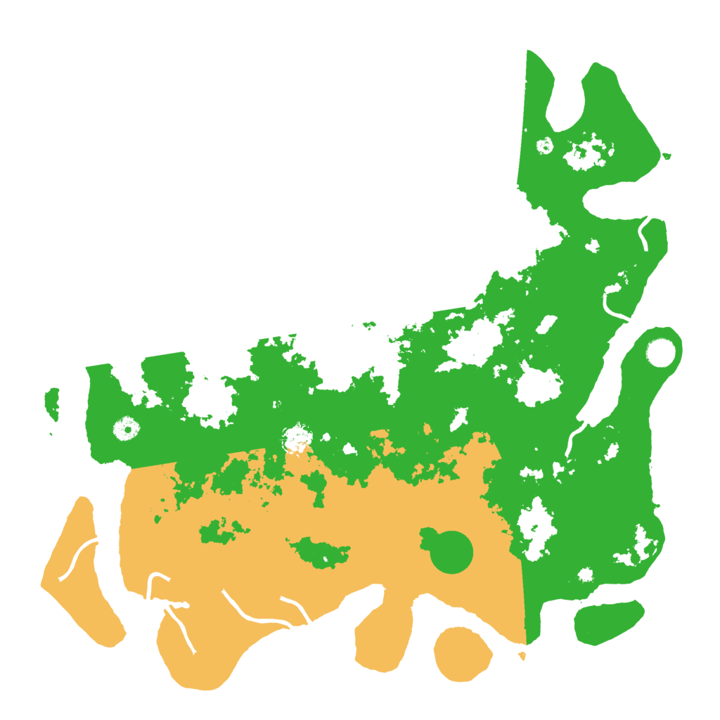 Biome Rust Map: Procedural Map, Size: 4400, Seed: 53380113