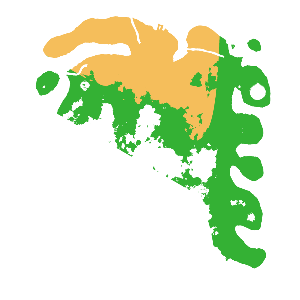 Biome Rust Map: Procedural Map, Size: 3400, Seed: 88737708