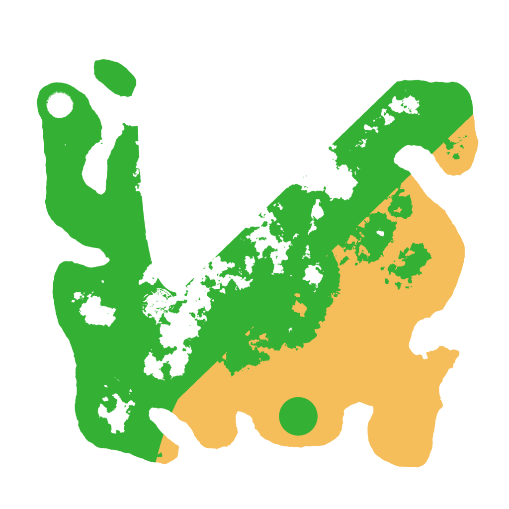 Biome Rust Map: Barren, Size: 3500, Seed: 654377583