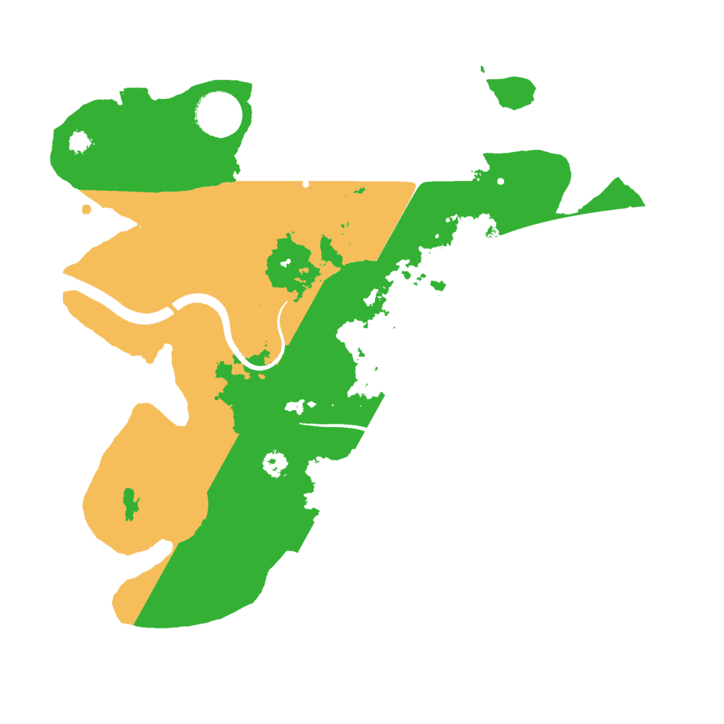 Biome Rust Map: Procedural Map, Size: 3000, Seed: 2456610