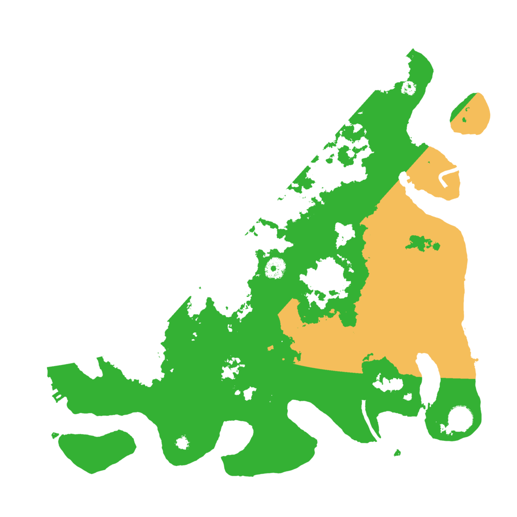 Biome Rust Map: Procedural Map, Size: 3700, Seed: 77875876
