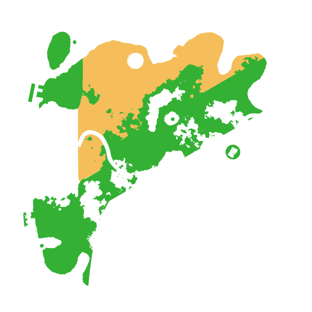 Biome Rust Map: Procedural Map, Size: 3400, Seed: 13929630