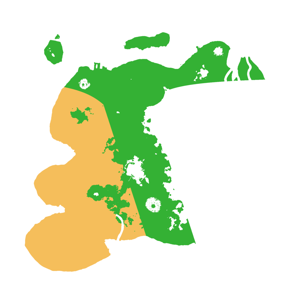 Biome Rust Map: Procedural Map, Size: 3000, Seed: 1975155418