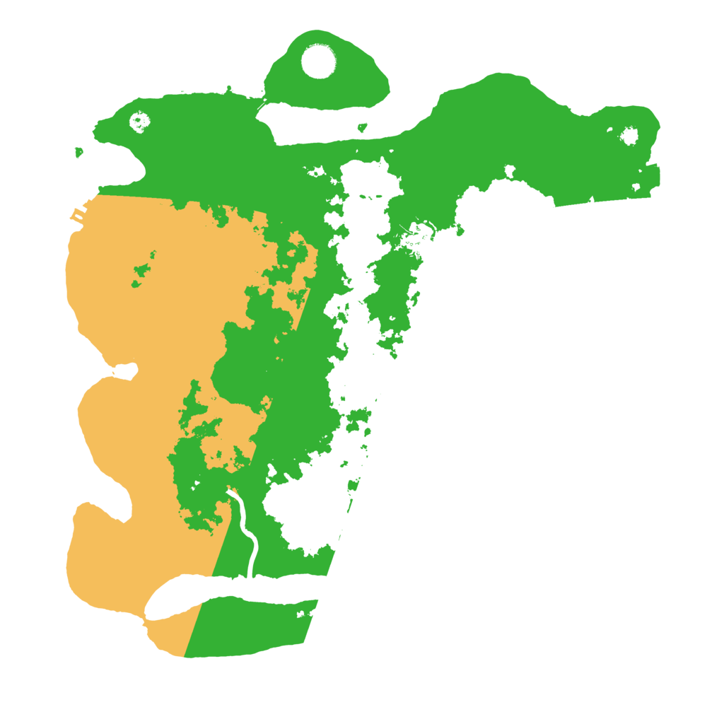 Biome Rust Map: Procedural Map, Size: 3700, Seed: 1190386868