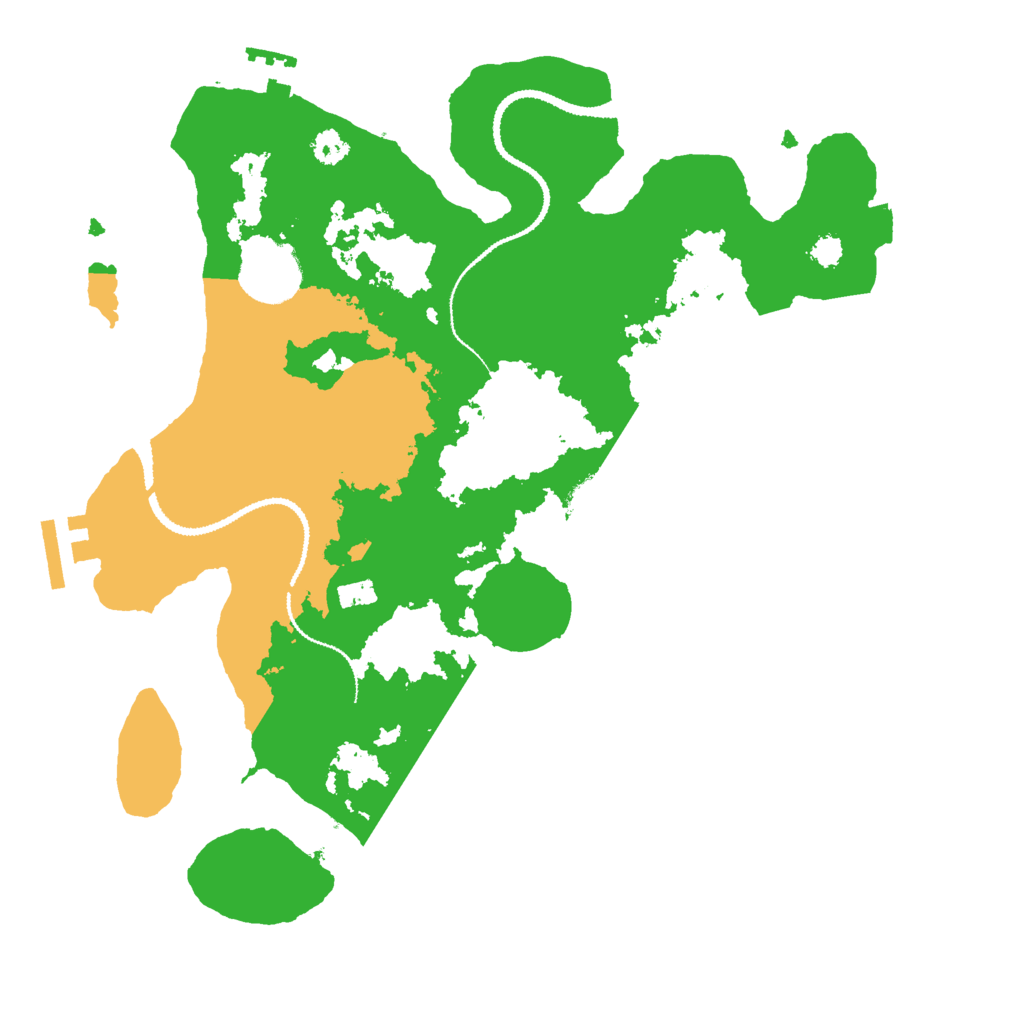 Biome Rust Map: Procedural Map, Size: 3000, Seed: 1454122636