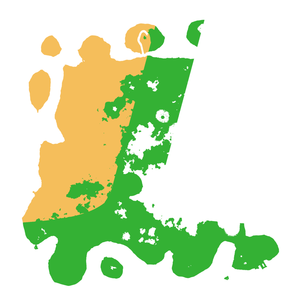 Biome Rust Map: Procedural Map, Size: 3500, Seed: 402459330