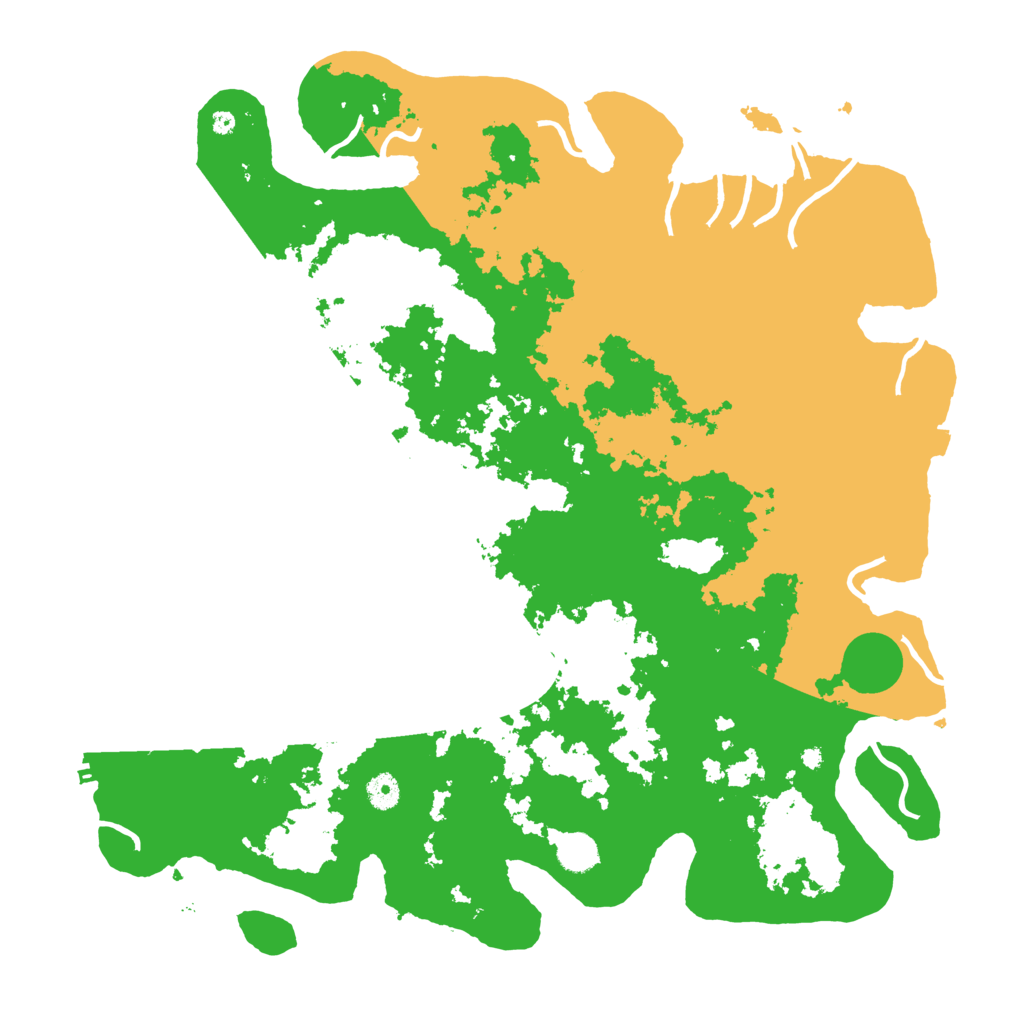 Biome Rust Map: Procedural Map, Size: 4500, Seed: 595715276