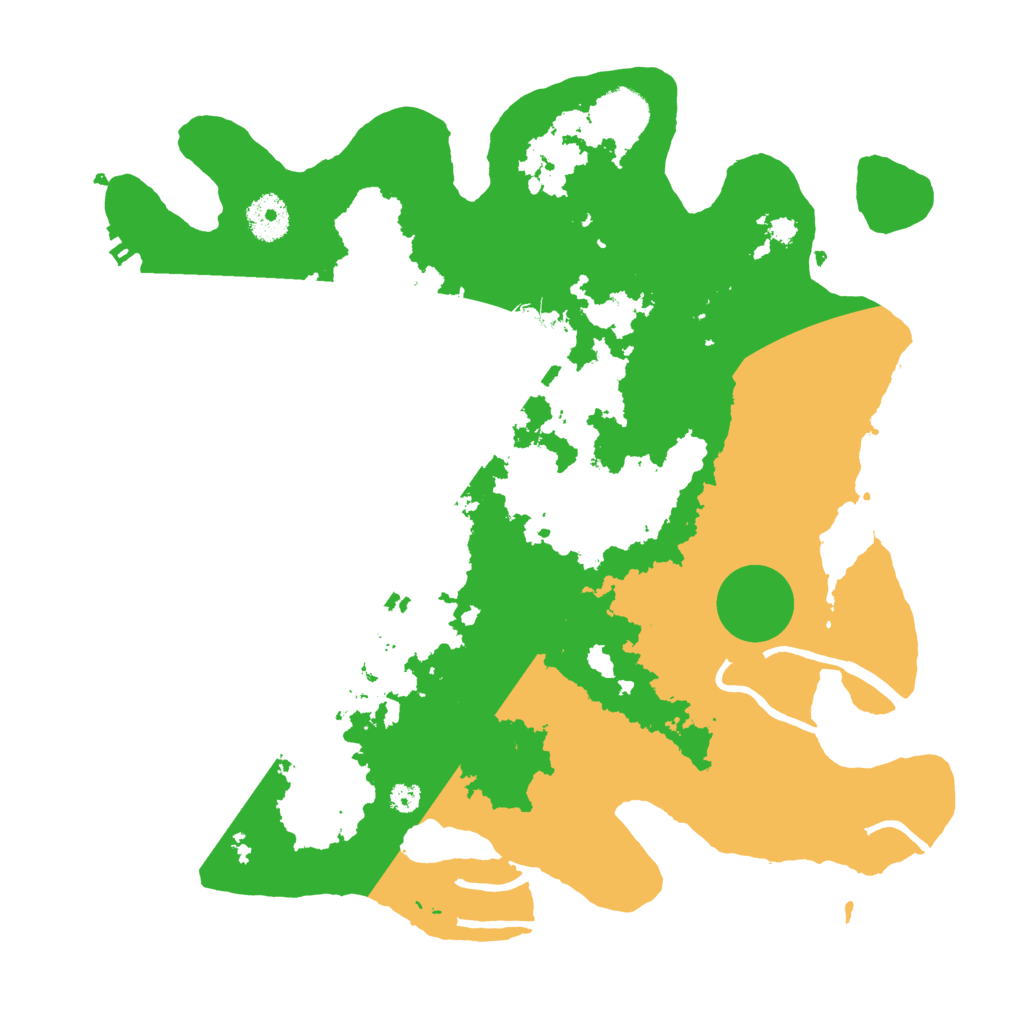 Biome Rust Map: Procedural Map, Size: 3500, Seed: 452262442
