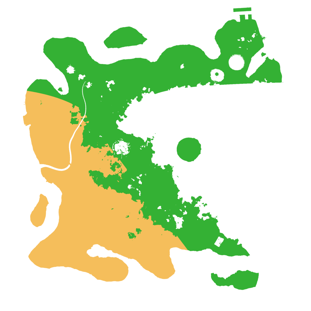 Biome Rust Map: Procedural Map, Size: 3500, Seed: 2040272588