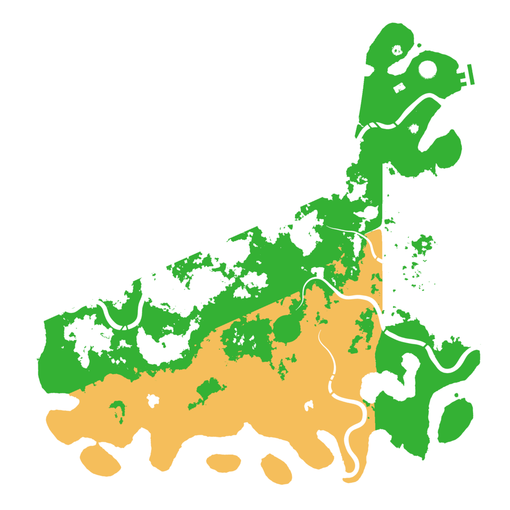 Biome Rust Map: Procedural Map, Size: 5000, Seed: 13951937