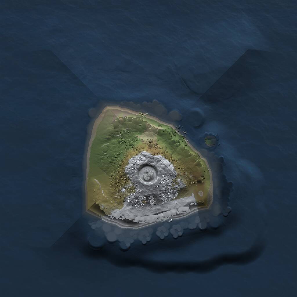 Rust Map: Procedural Map, Size: 1000, Seed: 1916111809, 1 Monuments